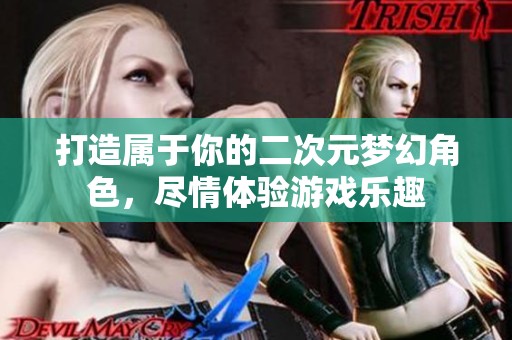 打造属于你的二次元梦幻角色，尽情体验游戏乐趣