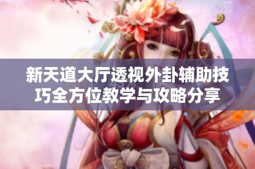 新天道大厅透视外卦辅助技巧全方位教学与攻略分享
