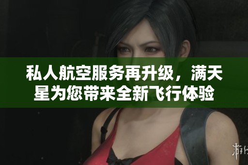 私人航空服务再升级，满天星为您带来全新飞行体验