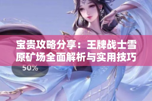 宝贵攻略分享：王牌战士雪原矿场全面解析与实用技巧