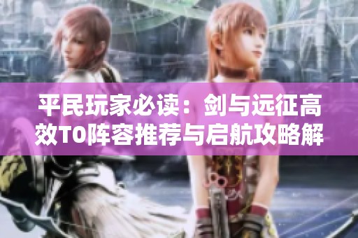 平民玩家必读：剑与远征高效T0阵容推荐与启航攻略解析