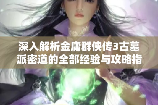 深入解析金庸群侠传3古墓派密道的全部经验与攻略指南