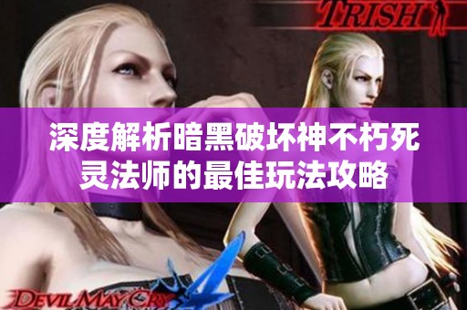 深度解析暗黑破坏神不朽死灵法师的最佳玩法攻略