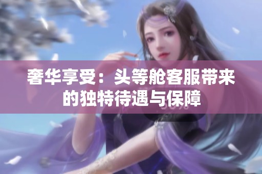 奢华享受：头等舱客服带来的独特待遇与保障