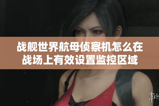 战舰世界航母侦察机怎么在战场上有效设置监控区域