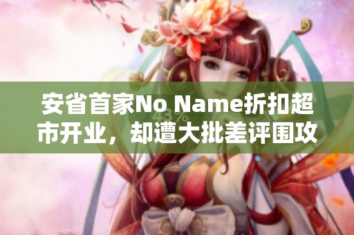 安省首家No Name折扣超市开业，却遭大批差评围攻