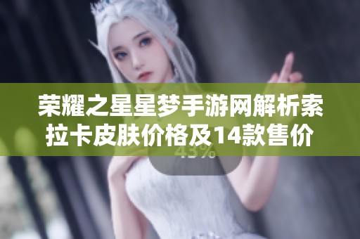 荣耀之星星梦手游网解析索拉卡皮肤价格及14款售价详细列表