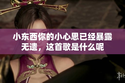 小东西你的小心思已经暴露无遗，这首歌是什么呢