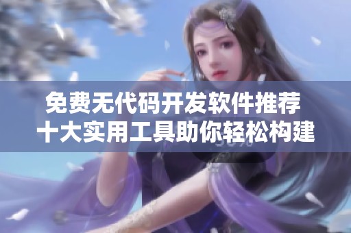 免费无代码开发软件推荐 十大实用工具助你轻松构建应用