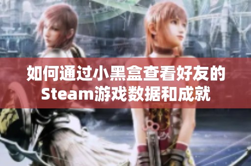 如何通过小黑盒查看好友的Steam游戏数据和成就