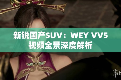 新锐国产SUV：WEY VV5视频全景深度解析