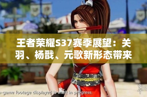 王者荣耀S37赛季展望：关羽、杨戬、元歌新形态带来的战斗革新
