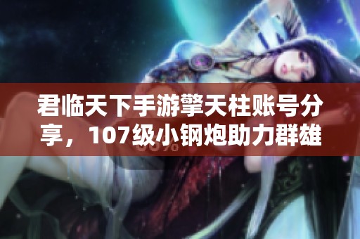 君临天下手游擎天柱账号分享，107级小钢炮助力群雄争霸