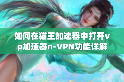 如何在猫王加速器中打开vp加速器n-VPN功能详解
