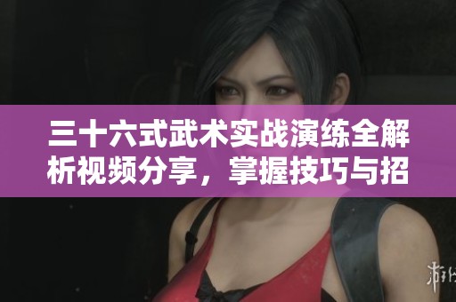 三十六式武术实战演练全解析视频分享，掌握技巧与招式