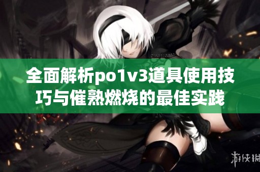 全面解析po1v3道具使用技巧与催熟燃烧的最佳实践