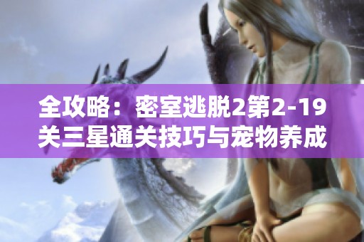 全攻略：密室逃脱2第2-19关三星通关技巧与宠物养成推荐