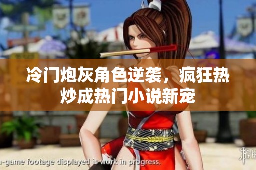 冷门炮灰角色逆袭，疯狂热炒成热门小说新宠