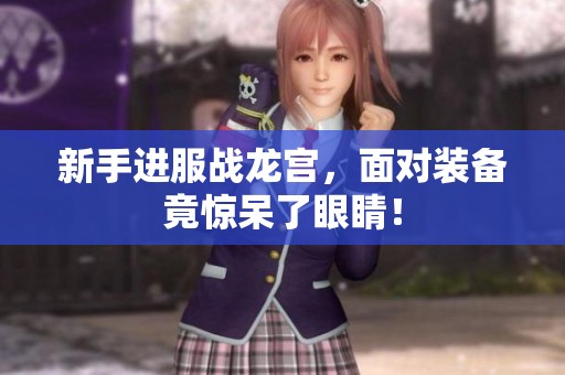 新手进服战龙宫，面对装备竟惊呆了眼睛！