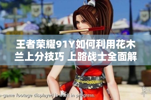 王者荣耀91Y如何利用花木兰上分技巧 上路战士全面解析