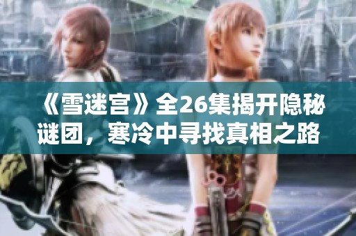 《雪迷宫》全26集揭开隐秘谜团，寒冷中寻找真相之路