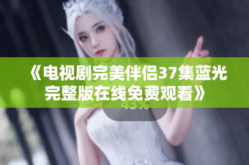 《电视剧完美伴侣37集蓝光完整版在线免费观看》
