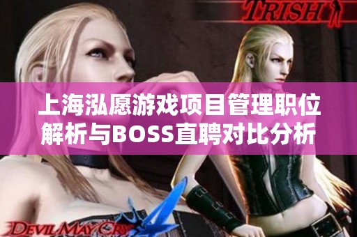 上海泓愿游戏项目管理职位解析与BOSS直聘对比分析