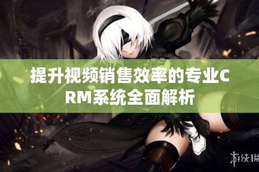 提升视频销售效率的专业CRM系统全面解析
