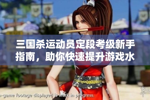 三国杀运动员定段考级新手指南，助你快速提升游戏水平
