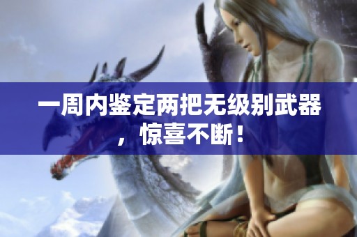 一周内鉴定两把无级别武器，惊喜不断！