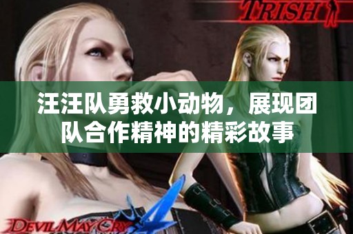 汪汪队勇救小动物，展现团队合作精神的精彩故事