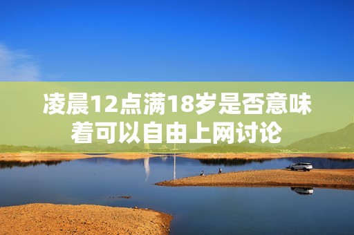 凌晨12点满18岁是否意味着可以自由上网讨论