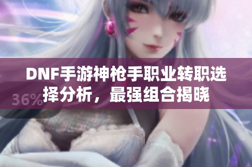 DNF手游神枪手职业转职选择分析，最强组合揭晓