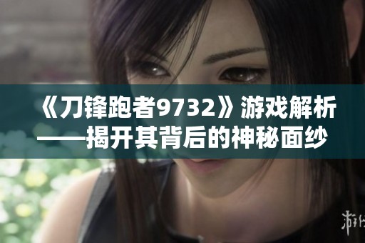 《刀锋跑者9732》游戏解析——揭开其背后的神秘面纱