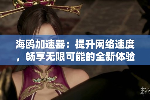 海鸥加速器：提升网络速度，畅享无限可能的全新体验