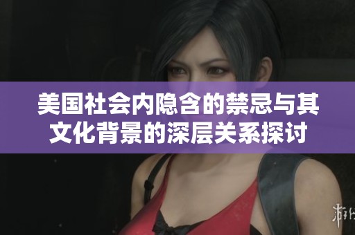 美国社会内隐含的禁忌与其文化背景的深层关系探讨