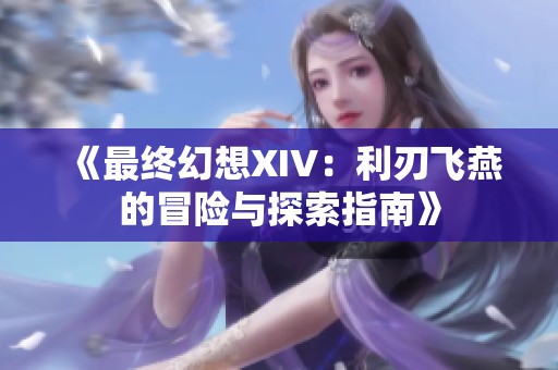 《最终幻想XIV：利刃飞燕的冒险与探索指南》