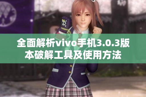 全面解析vivo手机3.0.3版本破解工具及使用方法