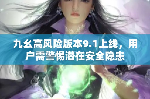九幺高风险版本9.1上线，用户需警惕潜在安全隐患