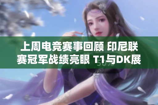 上周电竞赛事回顾 印尼联赛冠军战绩亮眼 T1与DK展开激烈对决