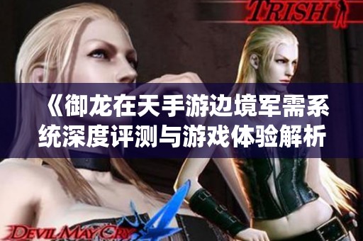 《御龙在天手游边境军需系统深度评测与游戏体验解析》