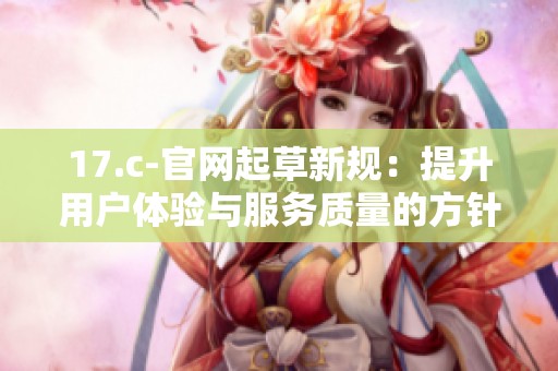 17.c-官网起草新规：提升用户体验与服务质量的方针指南