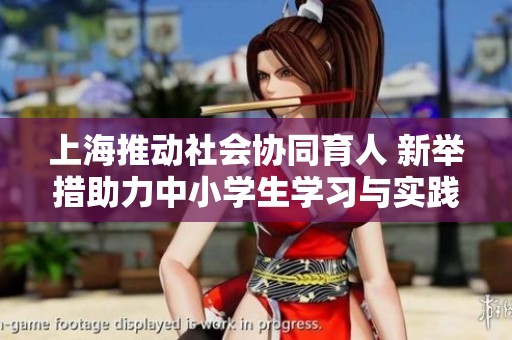 上海推动社会协同育人 新举措助力中小学生学习与实践结合