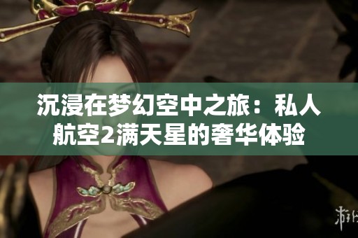 沉浸在梦幻空中之旅：私人航空2满天星的奢华体验