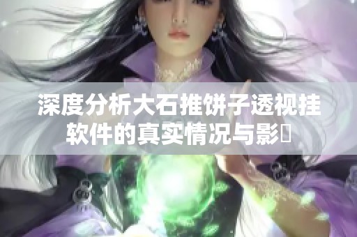 深度分析大石推饼子透视挂软件的真实情况与影響
