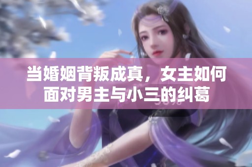 当婚姻背叛成真，女主如何面对男主与小三的纠葛