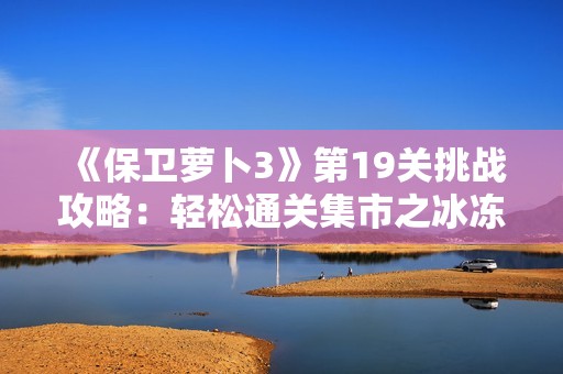 《保卫萝卜3》第19关挑战攻略：轻松通关集市之冰冻星秘笈分享