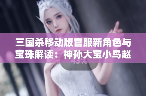 三国杀移动版官服新角色与宝珠解读：神孙大宝小鸟赵王元姬全解析