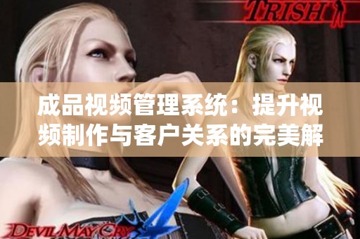成品视频管理系统：提升视频制作与客户关系的完美解决方案
