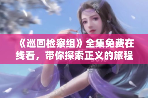 《巡回检察组》全集免费在线看，带你探索正义的旅程